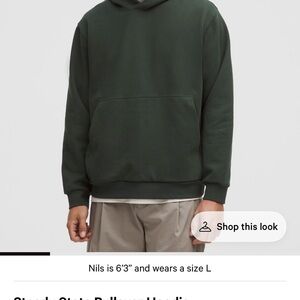 lululemon athletica burgundy steady state Hoodie